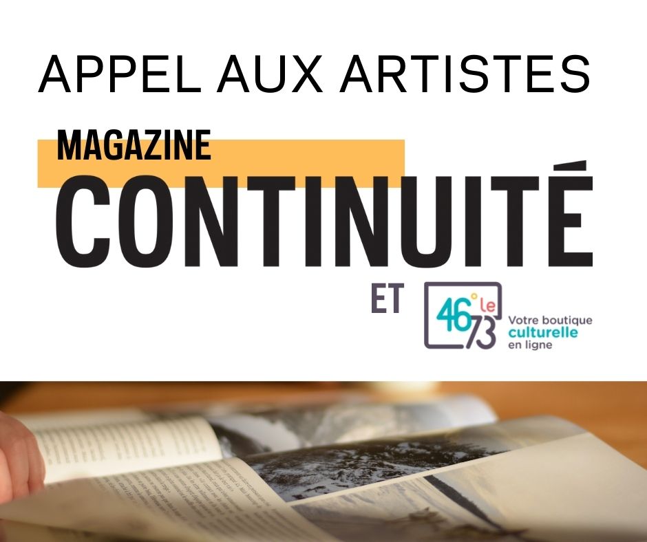 Magazine Continuité - Appel aux artistes