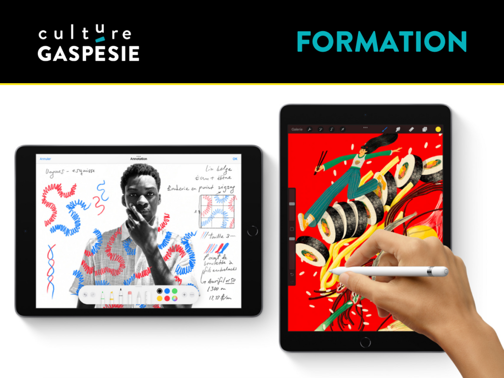 Formation : Créations visuelles sur tablette graphique