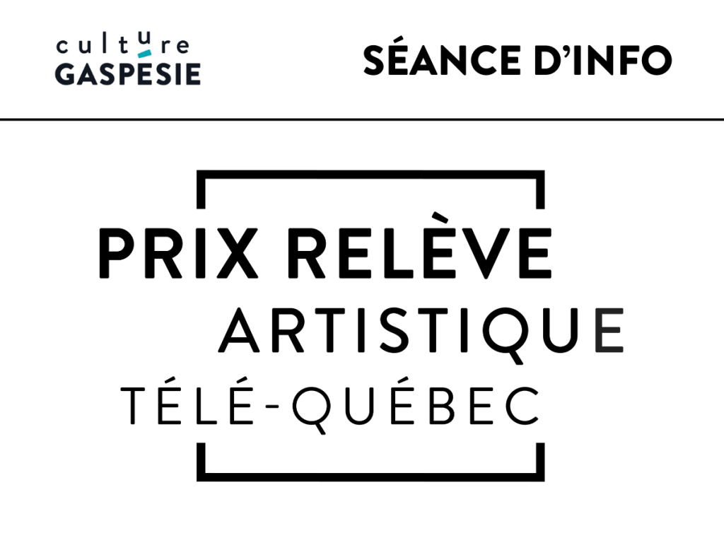 Séance d'information sur le Prix relève artistique Télé-Québec