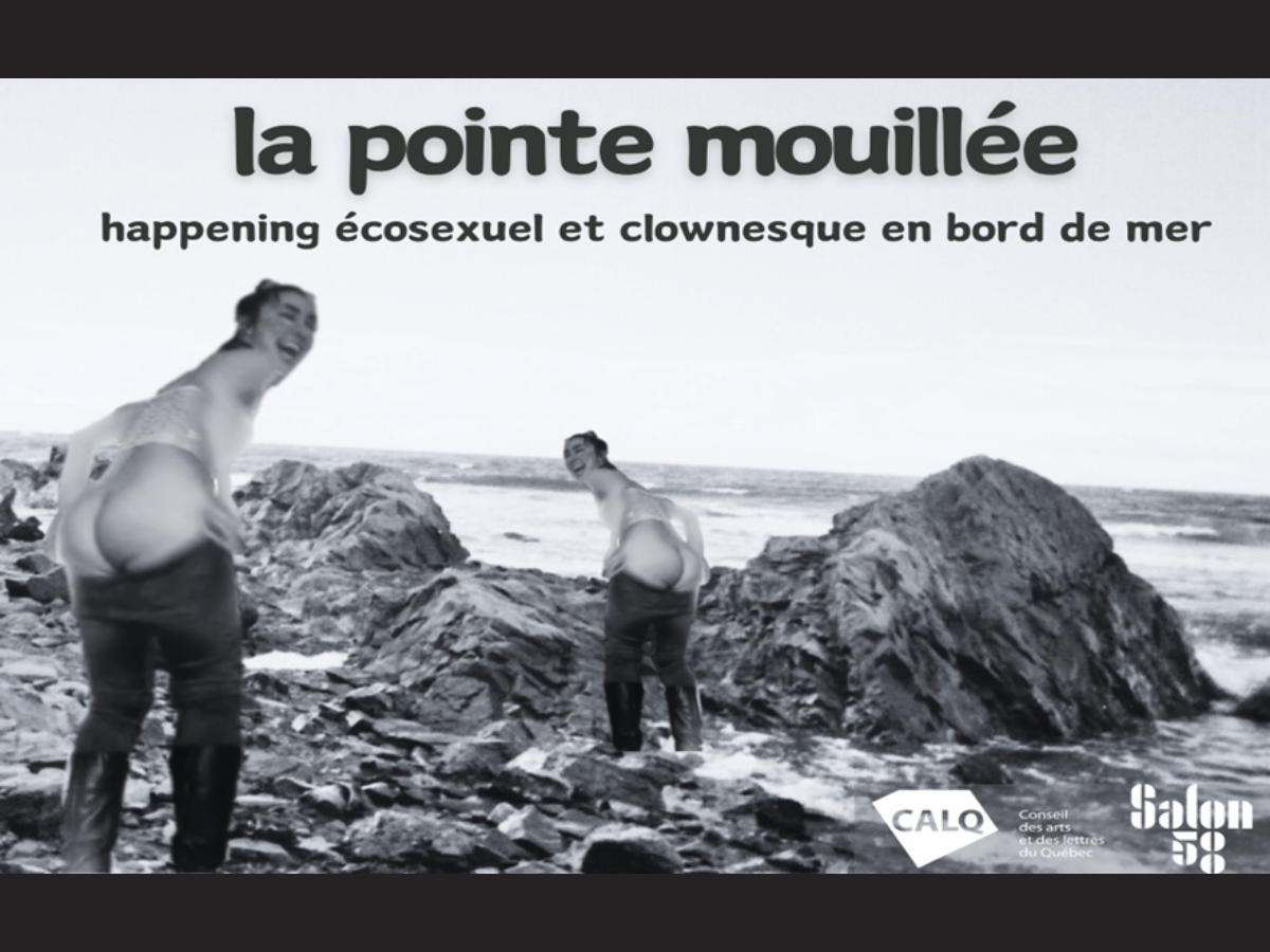 La pointe mouillée— happening en bord de mer