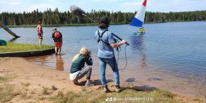 Tournage de la série Les héritiers du Camp Bellefeuille
