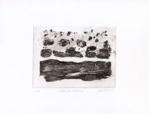 Collagraphie sur plexiglass, épreuve d'artiste