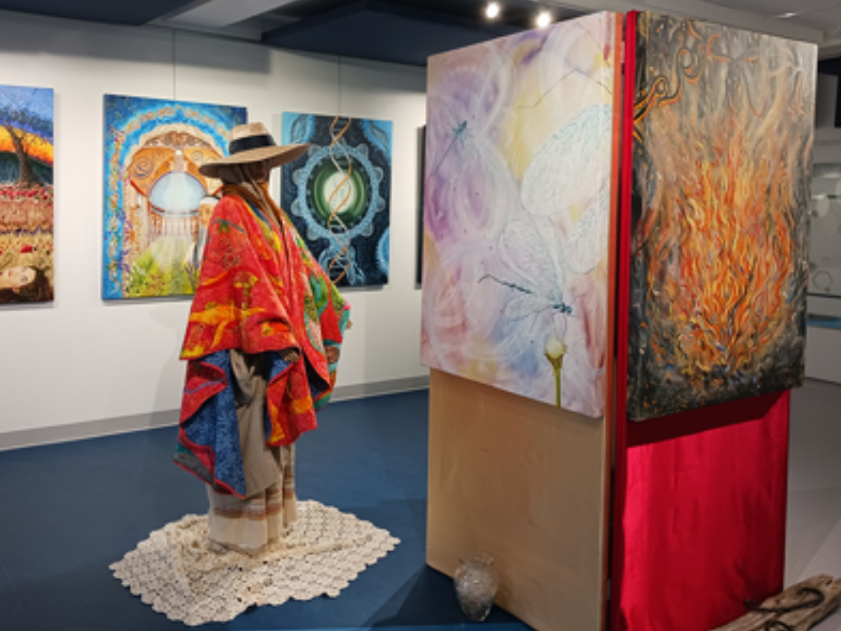 Exposition de Marie-Alexandrine Hudon (huile et textile)