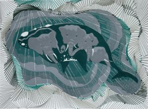 Linogravure et broderies