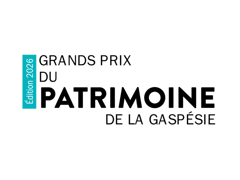 Logo : Grands prix du patrimoine de la Gaspésie 2026